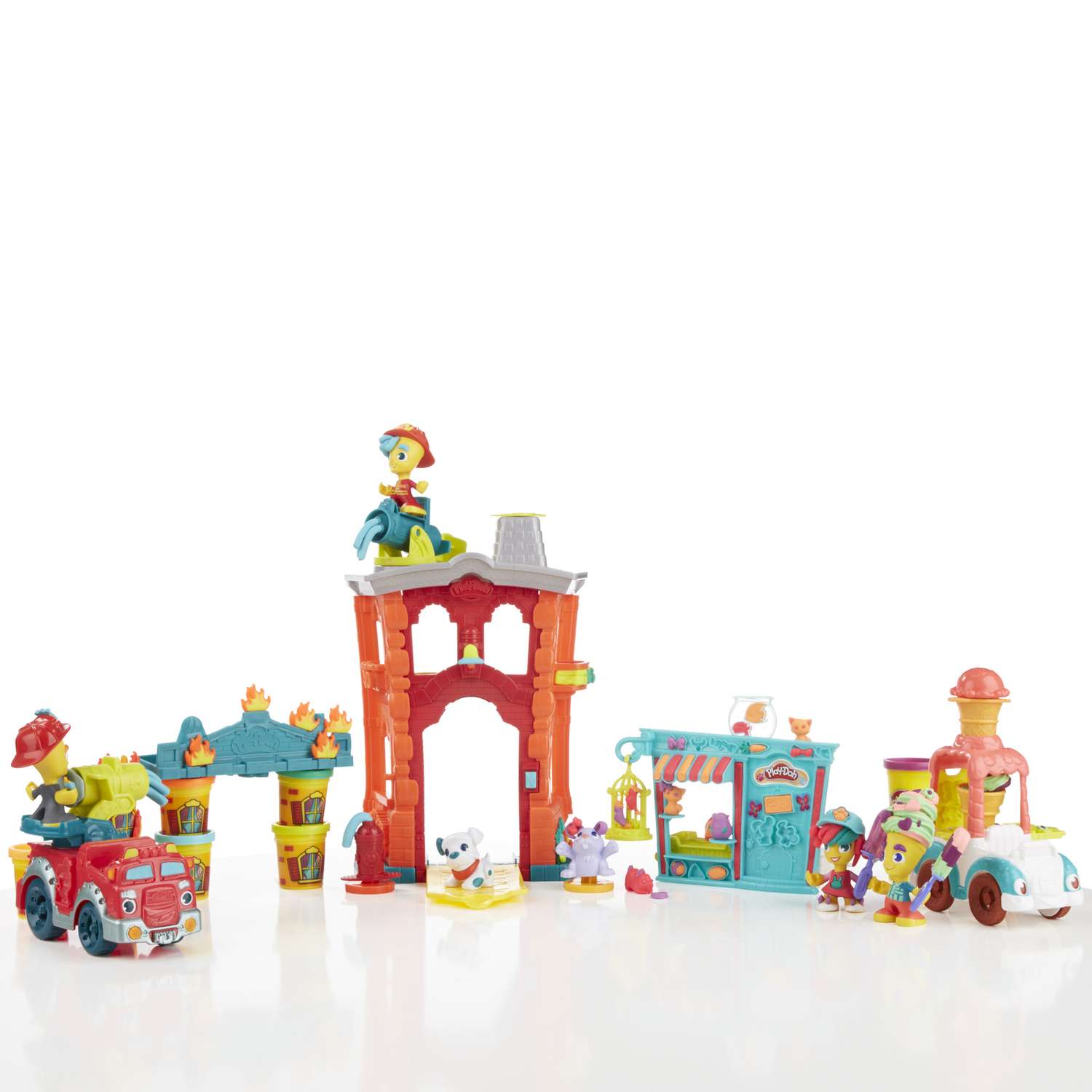 Игровой набор Play-Doh Город Пожарная станция - фото 11