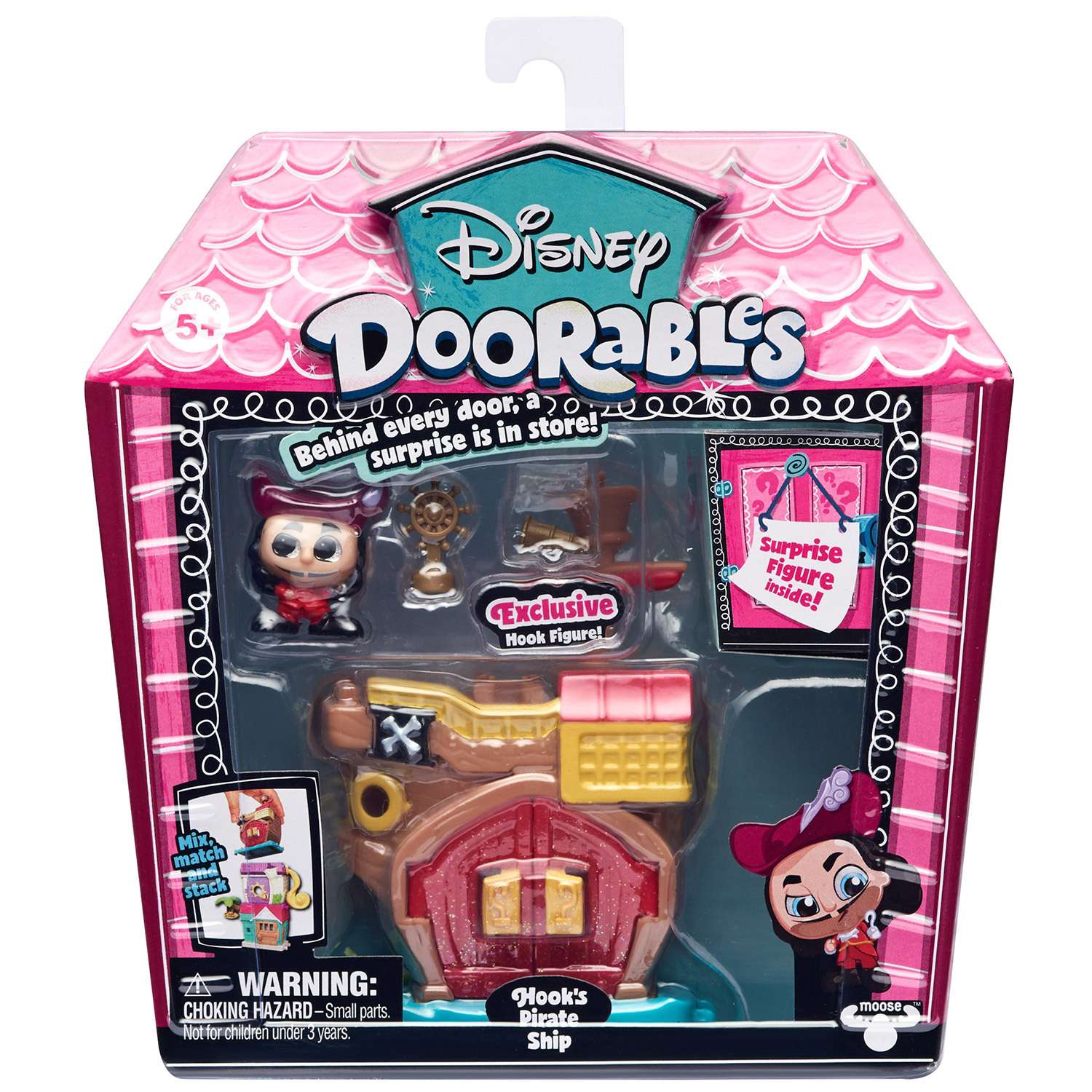 Мини-набор игровой Disney Doorables Питер Пэн с 2 фигурками (Сюрприз) 69416 - фото 3