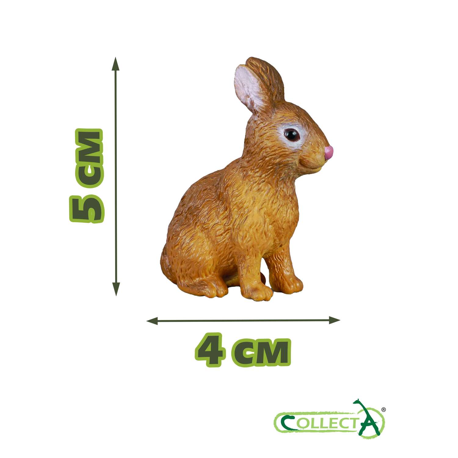 Фигурка животного Collecta Кролик рыжий - фото 2