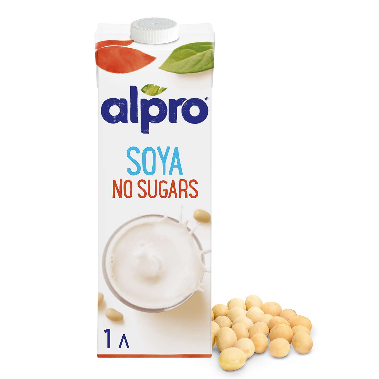 Напиток Alpro соевый без сахара с витаминами 1л - фото 1