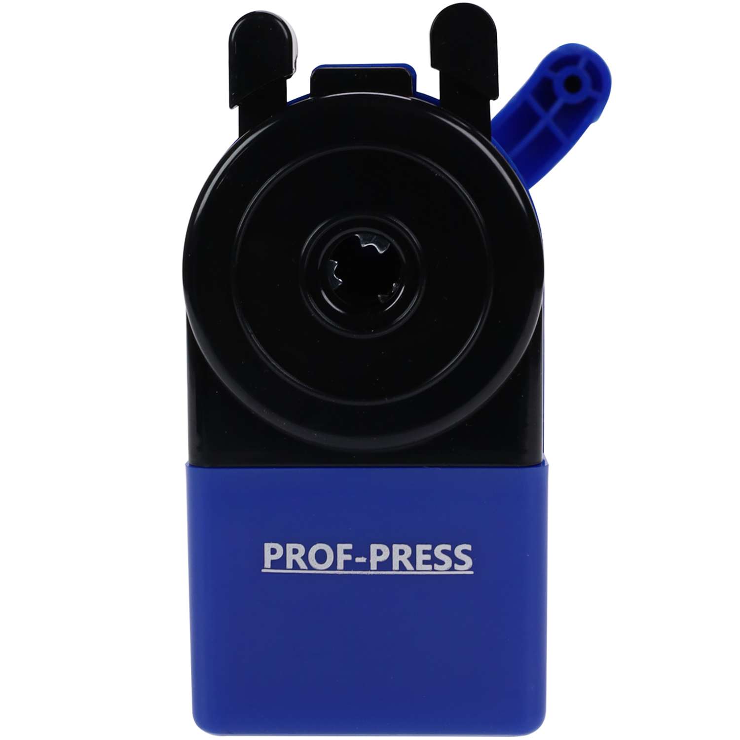 Точилка для карандашей Prof-Press механическая 1 отвестие пластик корпус черный-синий - фото 4