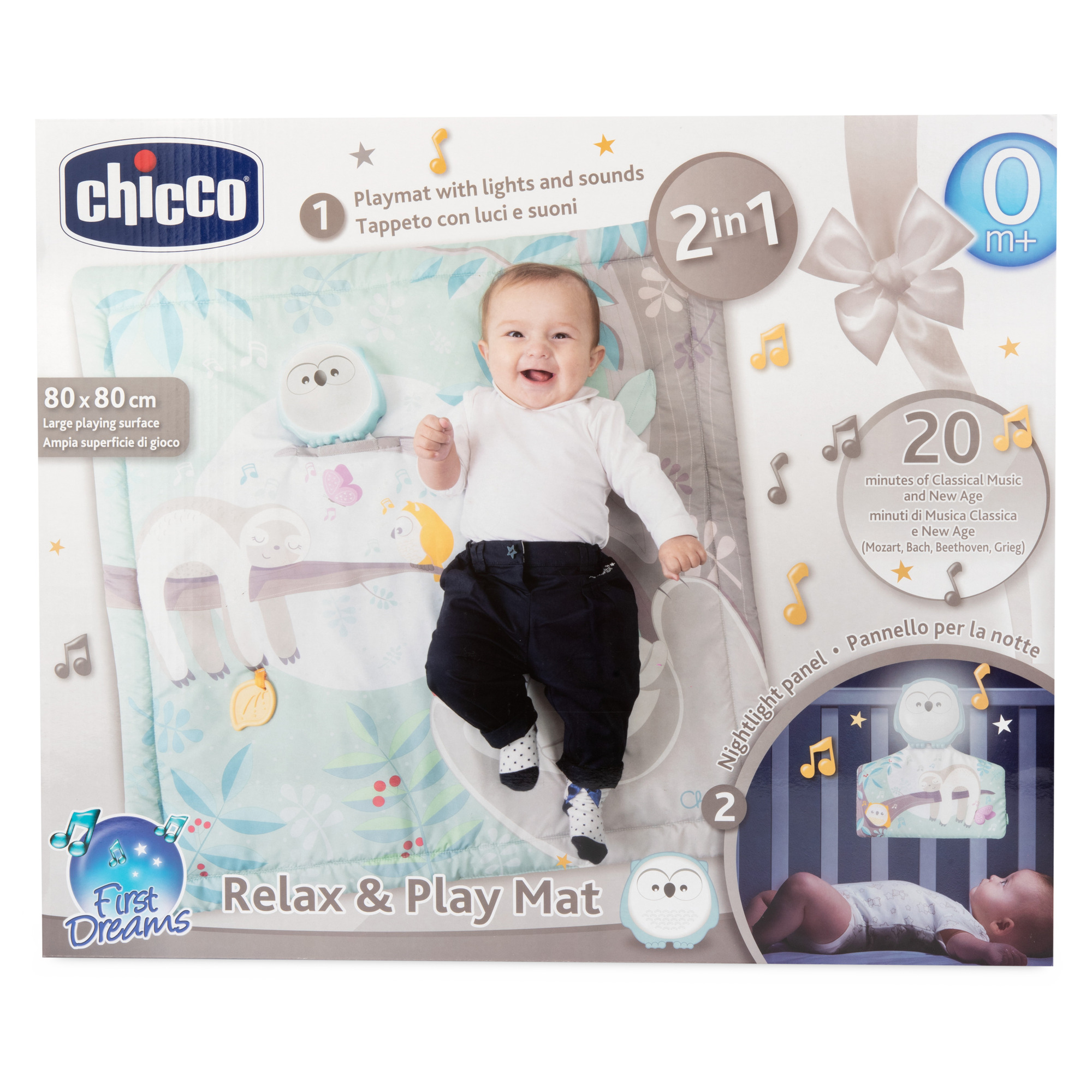 Игрушка-коврик Chicco музыкальный Сова 2 в 1 00011939000000 - фото 11