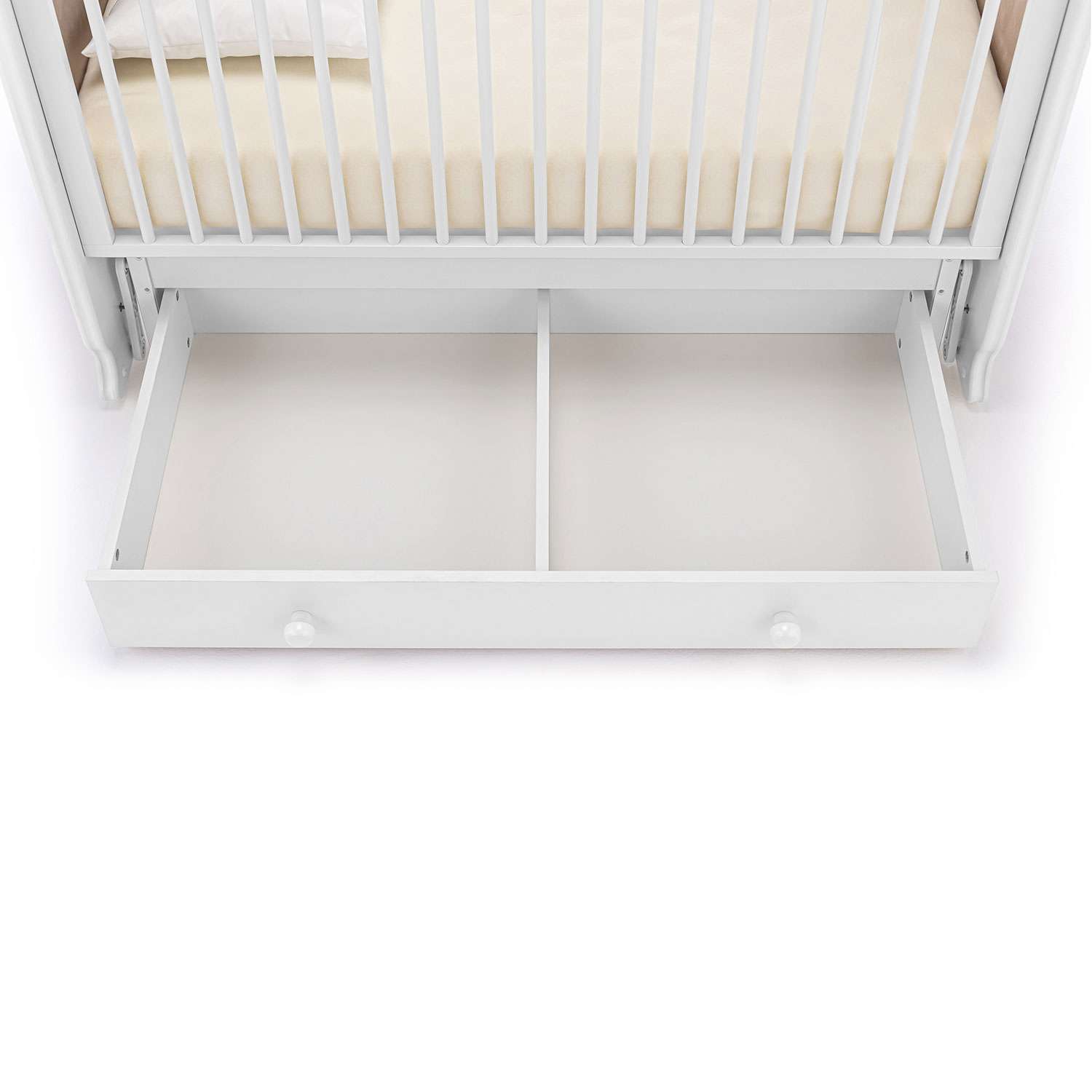 Детская кроватка Nuovita прямоугольная, поперечный маятник (белый) - фото 24