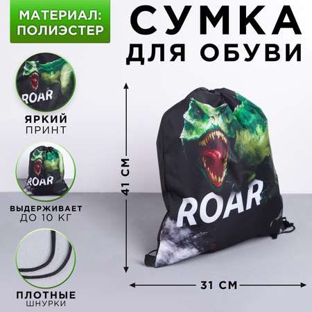 Сумка для обуви ArtFox «ROAR!». 41х31 см