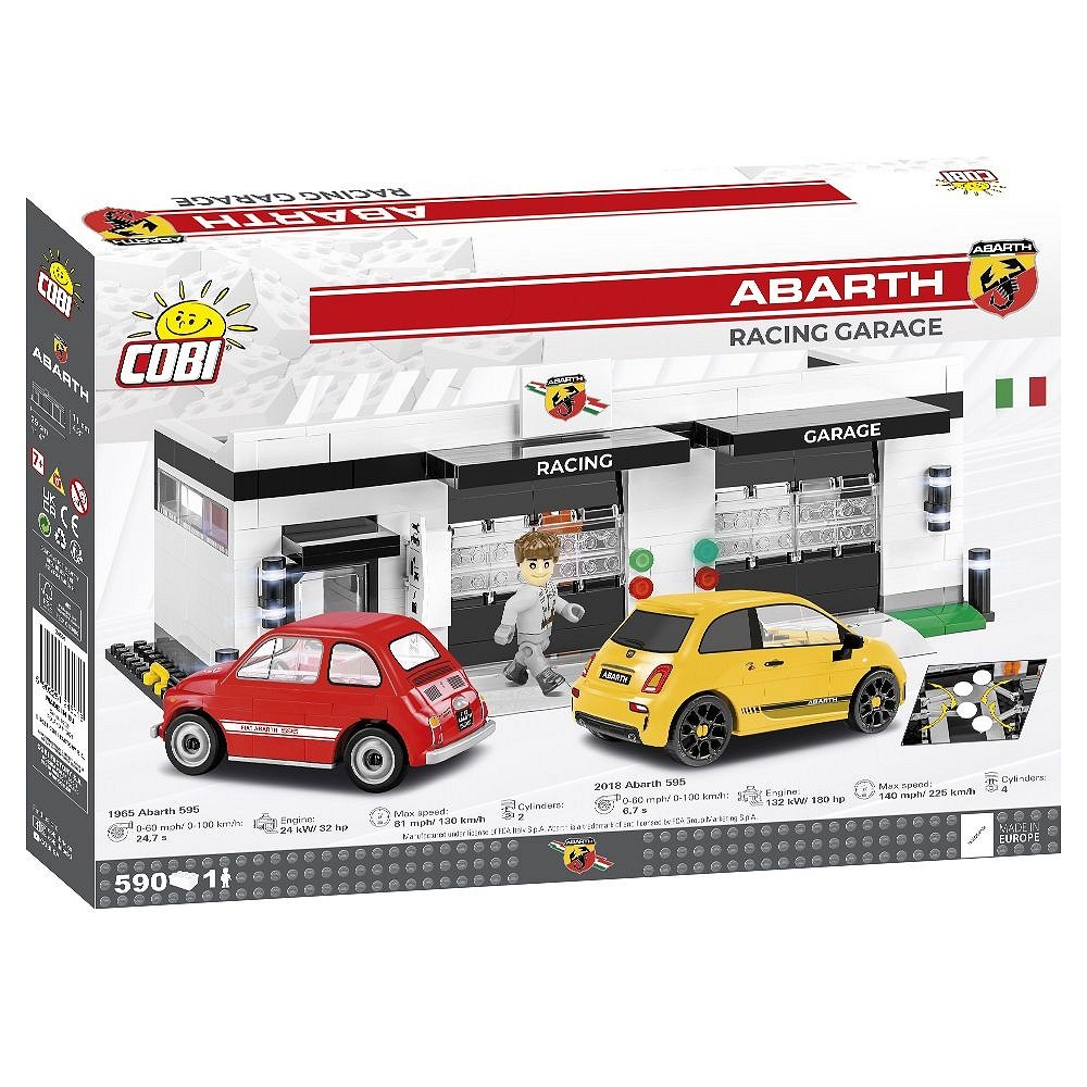 Конструктор COBI Гоночный гараж Abarth Racing Garage купить по цене 5818 ₽  в интернет-магазине Детский мир