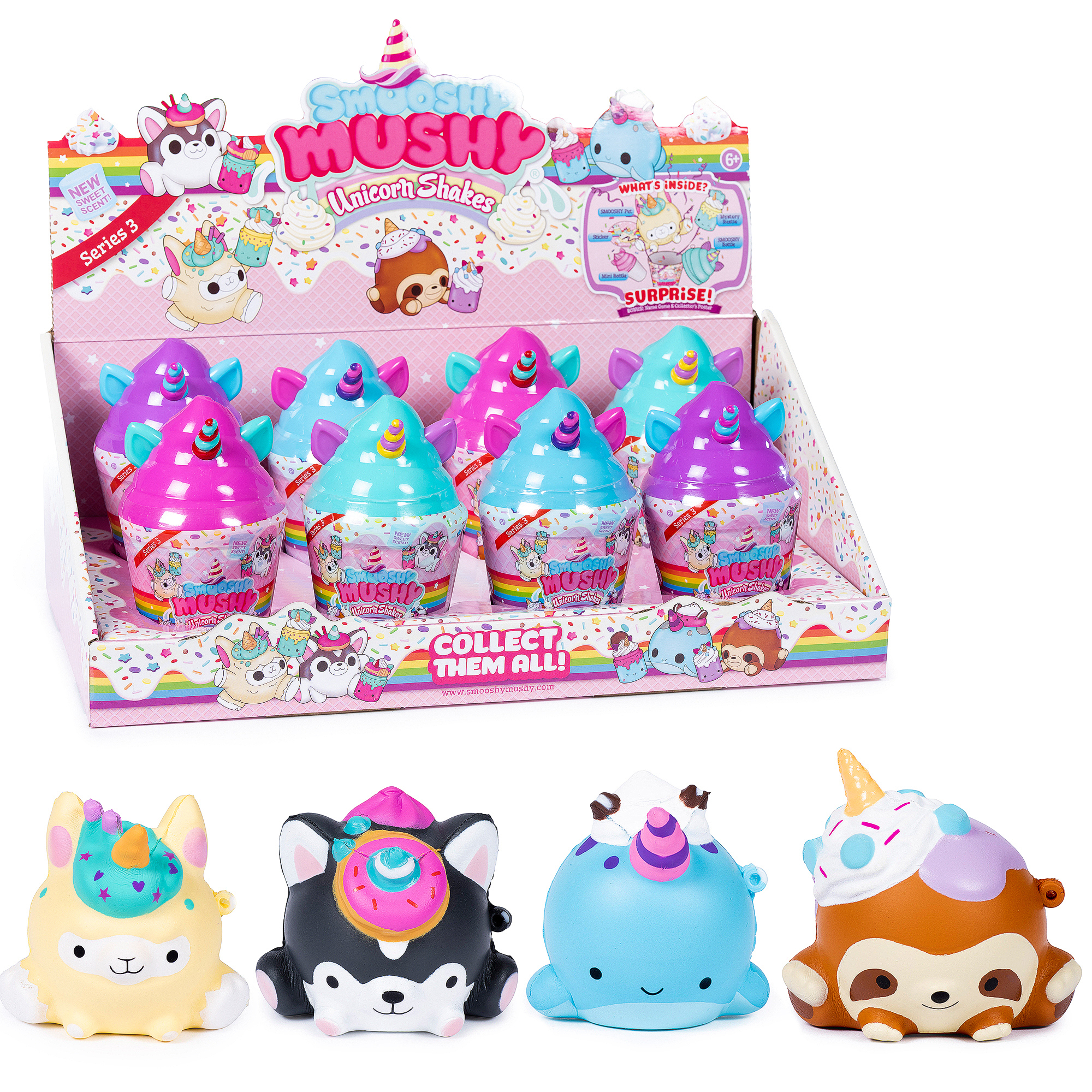 Игрушка Smooshy Mushy Redwood Frozen Delight Десертный коктейль в непрозрачной упаковке (Сюрприз) 174933-3 - фото 2