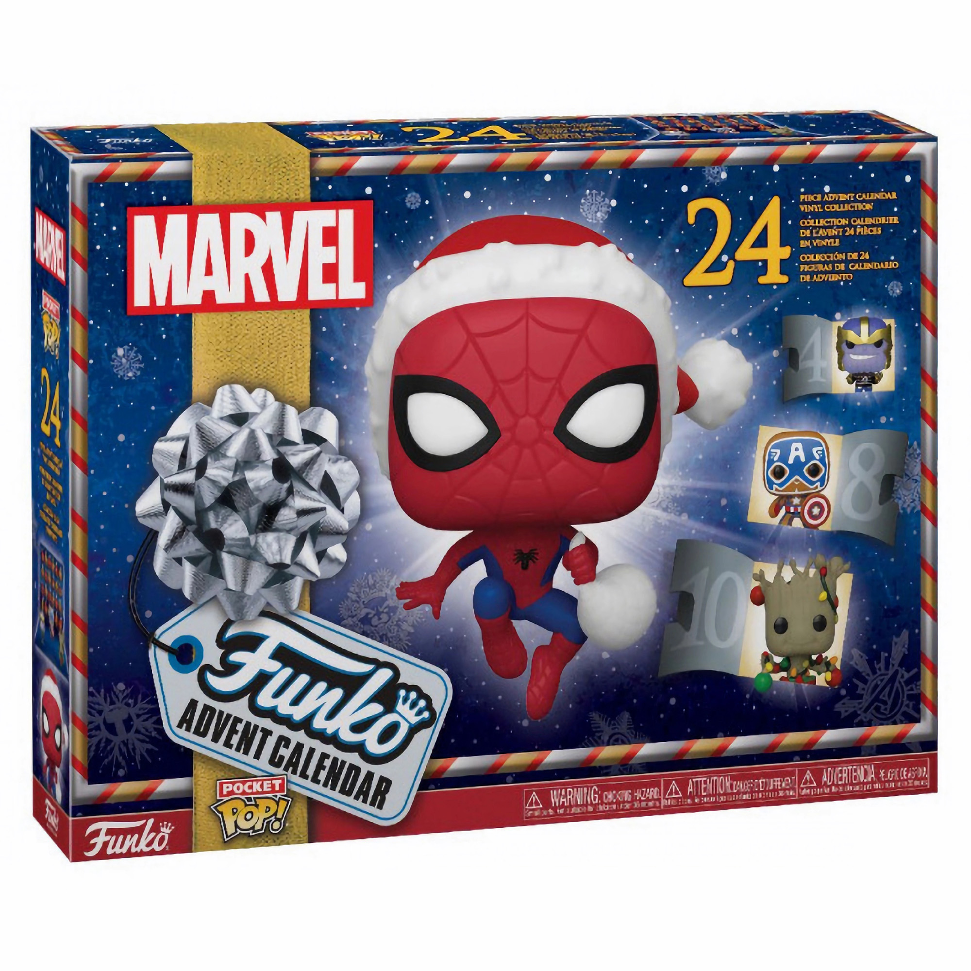 Подарочный набор Funko POP! Адвент календарь Advent Calendar Marvel с фигурками из вселенной Marvel - фото 1