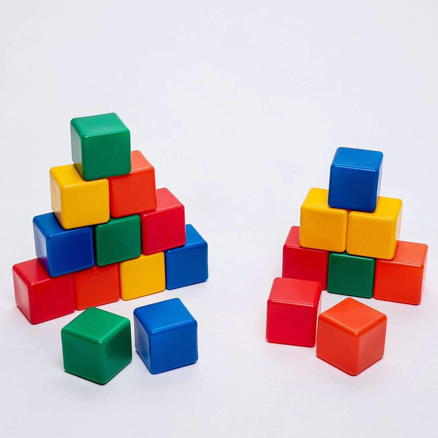 Набор Соломон цветных кубиков 20 штук 6 х 6 см - фото 1