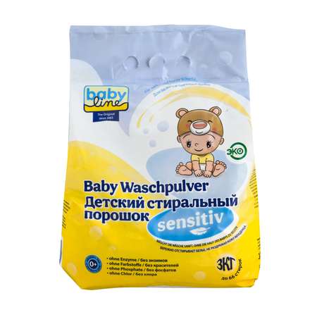 Стиральный порошок Baby line The Original для стирки белого и цветного белья 3 кг