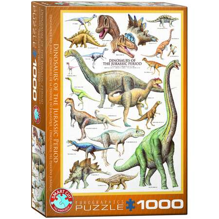 Пазлы Eurographics Динозавры юрского периода 1000 элементов 6000-0099