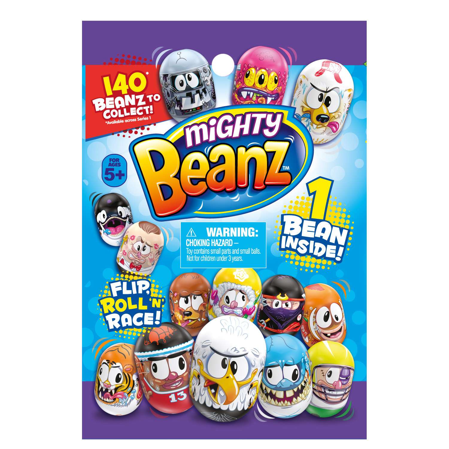 Фигурка Mighty Beanz Боб в непрозрачной упаковке (Сюрприз) 66602 - фото 1