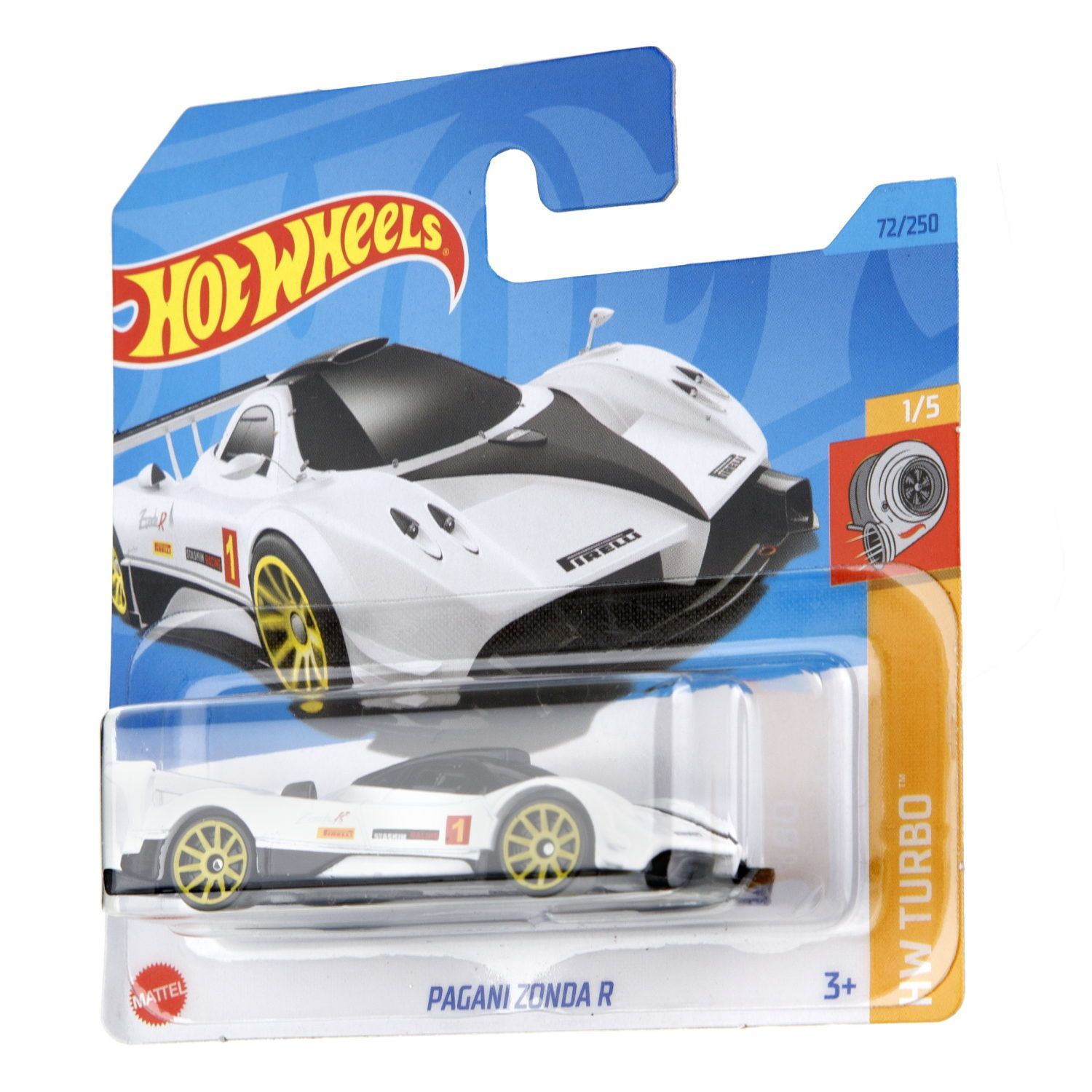 Автомобиль Hot Wheels Pagani 1:64 инерционный 62872 - фото 4