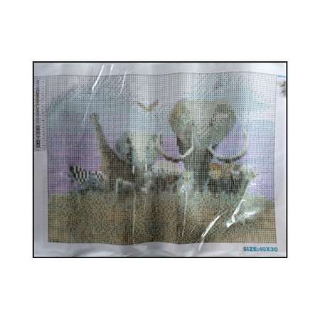 Алмазная мозаика Seichi Животные саванны 30х40 см