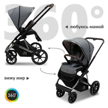 Коляска 2в1 Sweet Baby Ricci City Grey