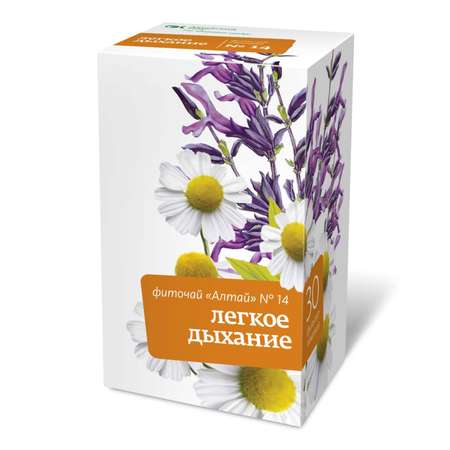 Фиточай Алтайский кедр №14 Легкое дыхание 30 пакетиков