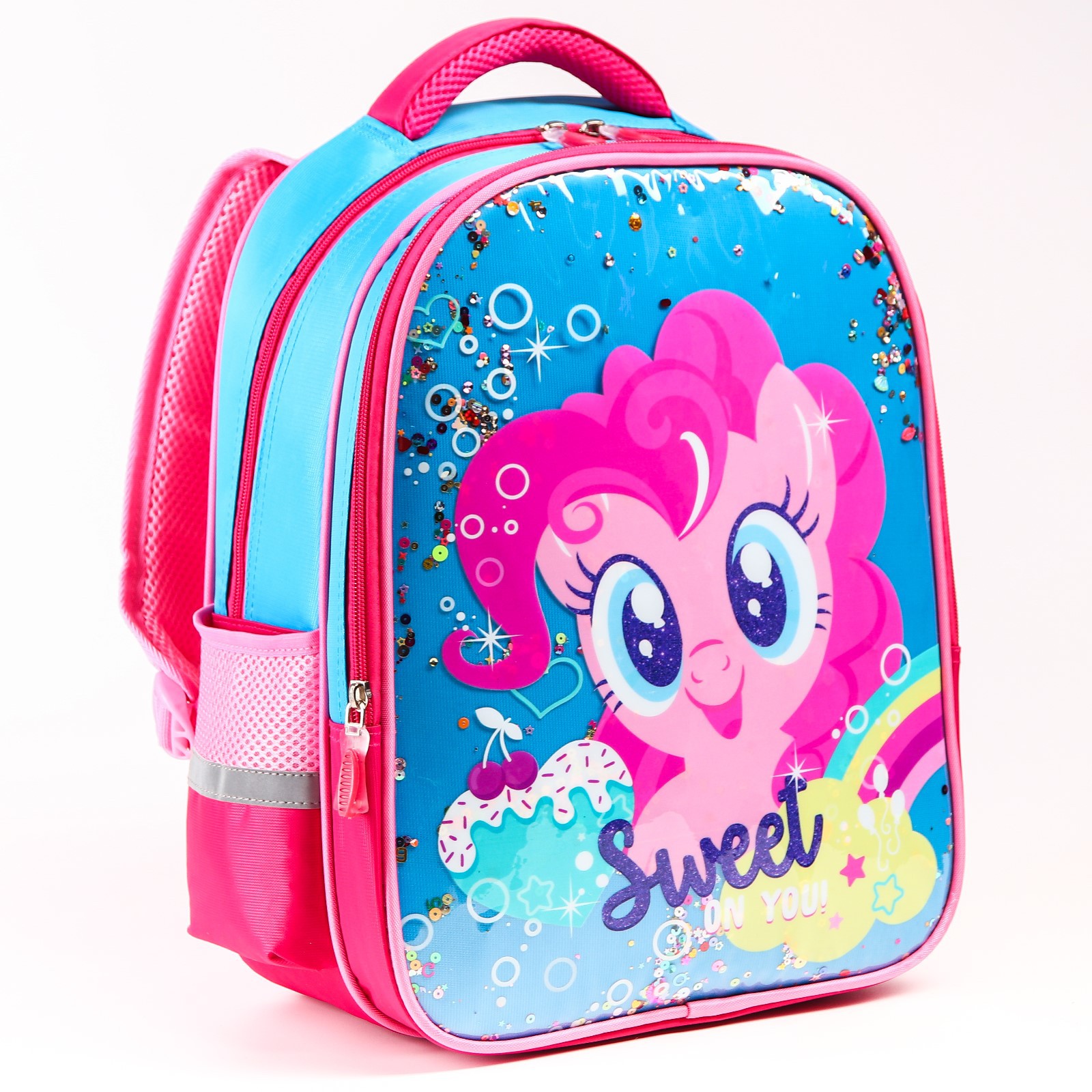 Рюкзак школьный Hasbro 39 см х 30 см х 14 см Пинки Пай My little Pony - фото 2