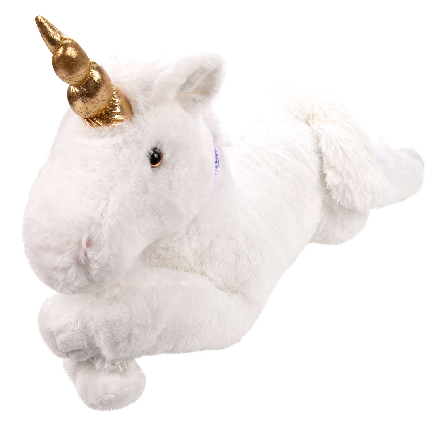 Мягкая игрушка Fluffy Family Единорог белый 68 см - фото 2