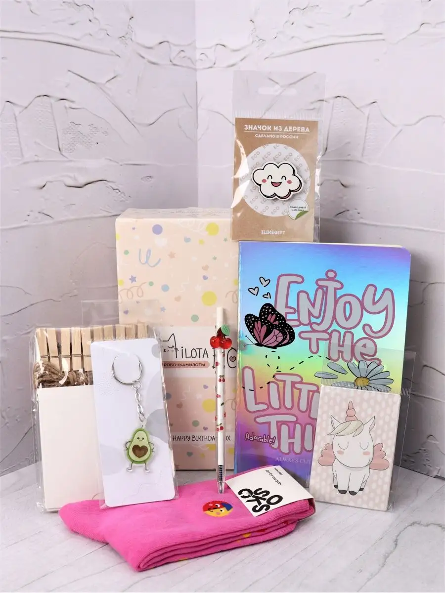 Подарочный бокс для девочки iLikeGift Milota Box mini с днем рождения - фото 2