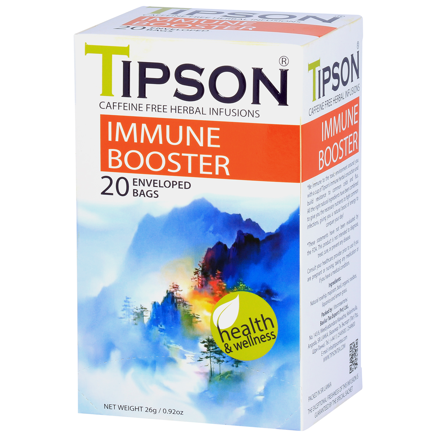 Чай Tipson На здоровье Immune booster 25 саше - фото 4