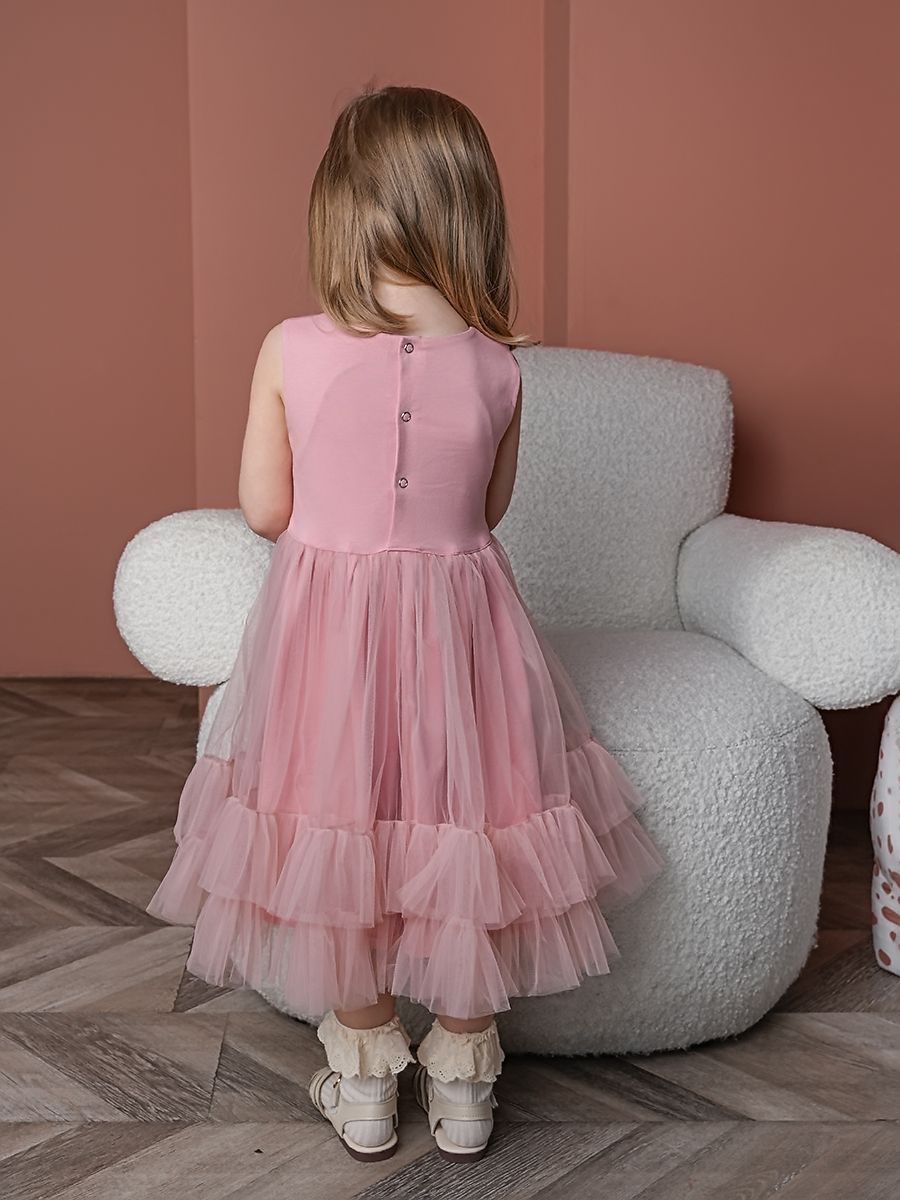 Платье Trendyco kids ТК617/румяна-Blush - фото 5