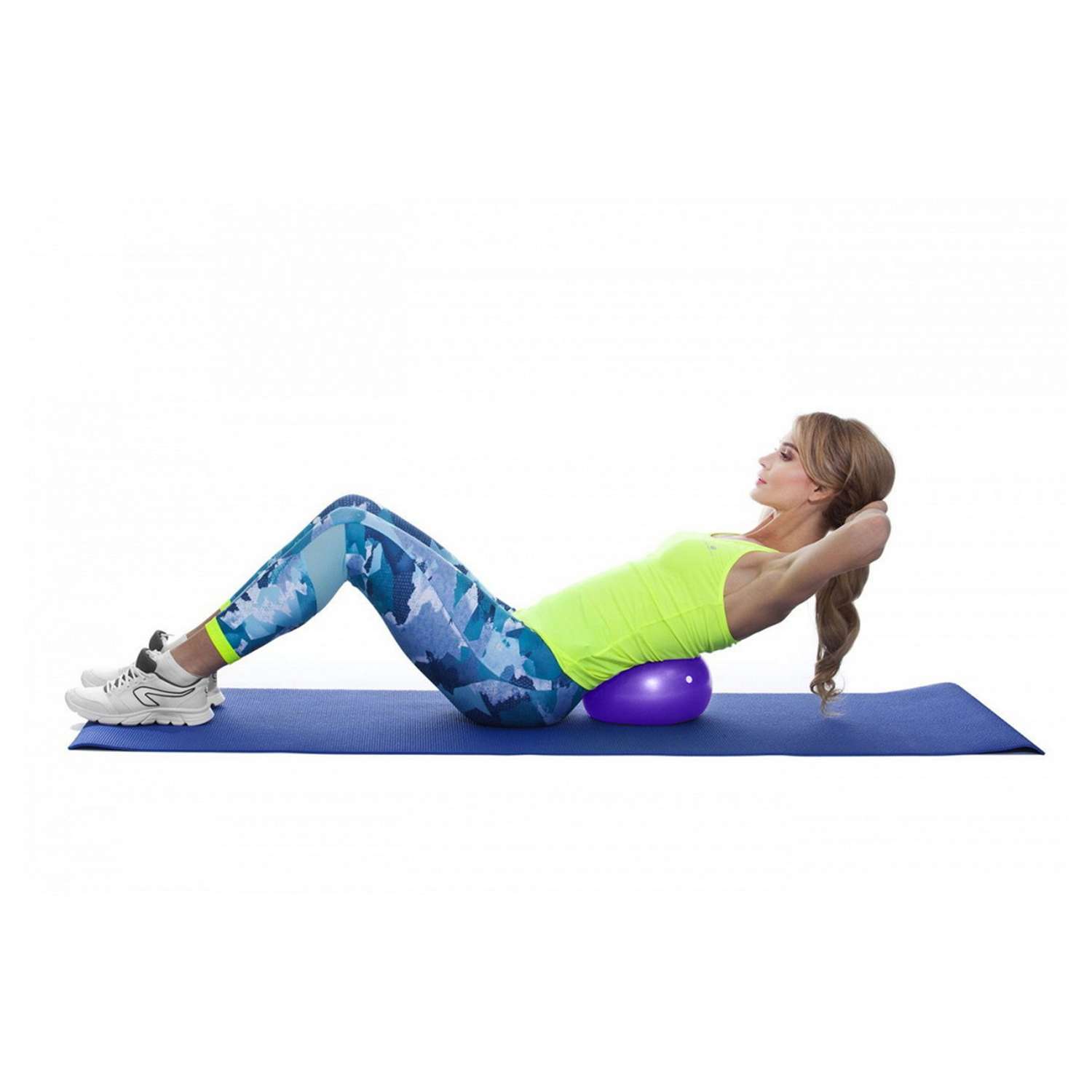 Мяч для фитнеса Bradex йоги и пилатеса фиолетовый - фото 3