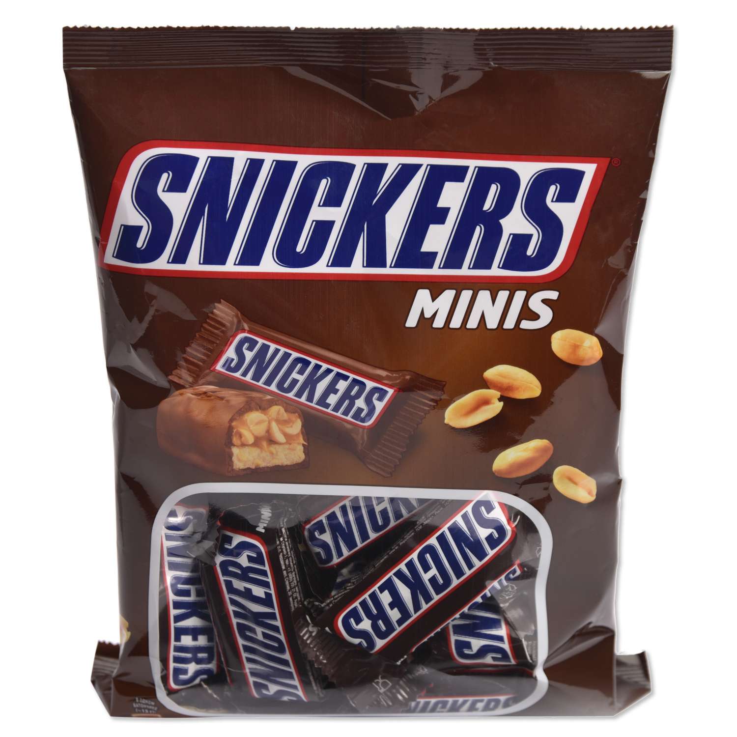 Шоколадные батончики SNICKERS minis 180г - фото 1
