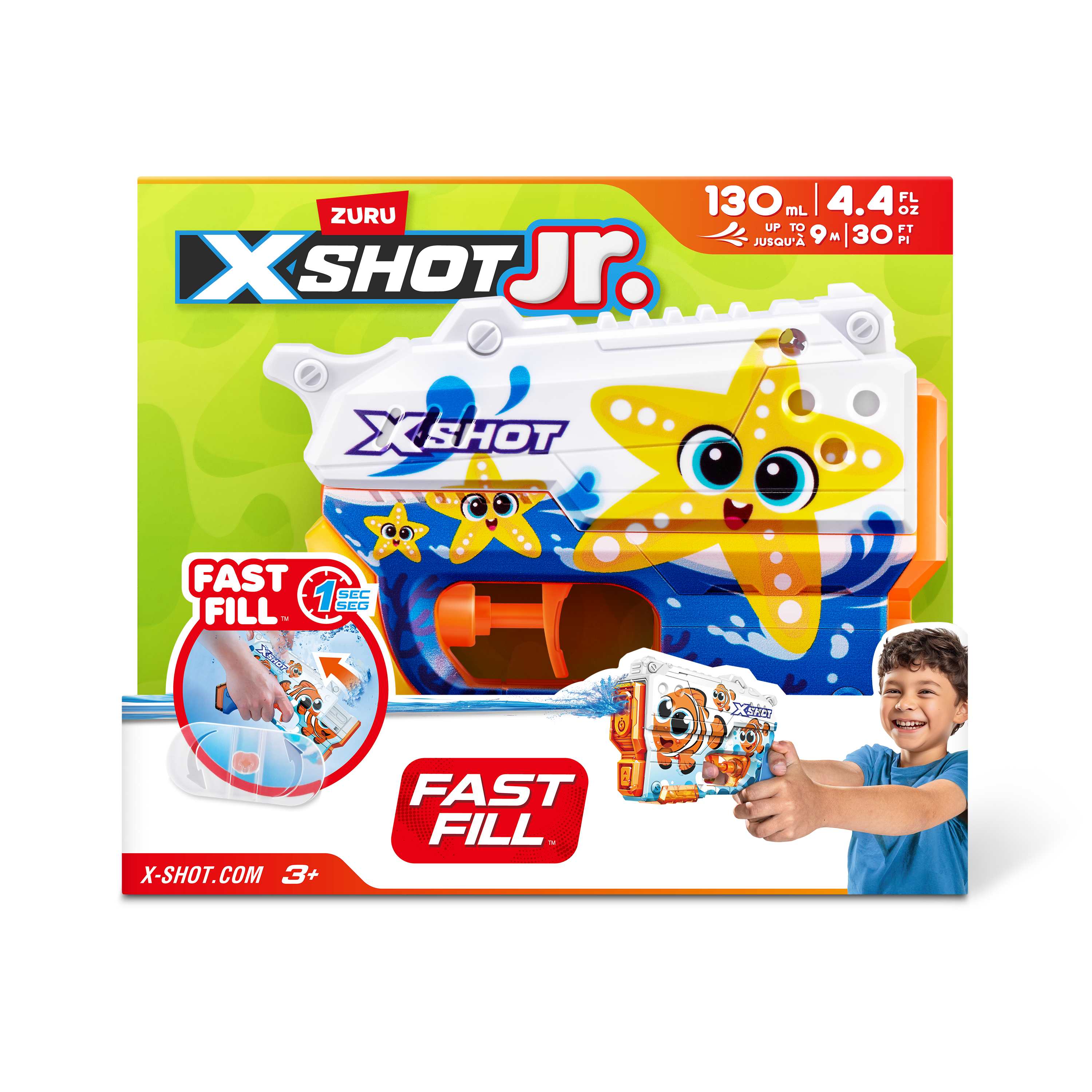 Бластер водный X-Shot Water Fast Fill Дошкольный 118143G - фото 7