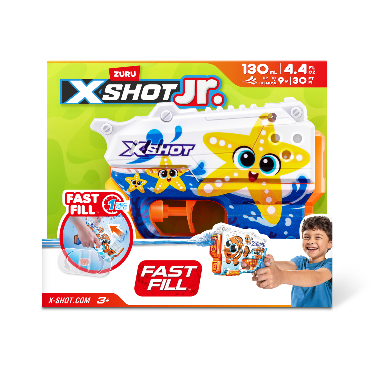 Бластер водный X-Shot Water Fast Fill Дошкольный 118143G - фото 7