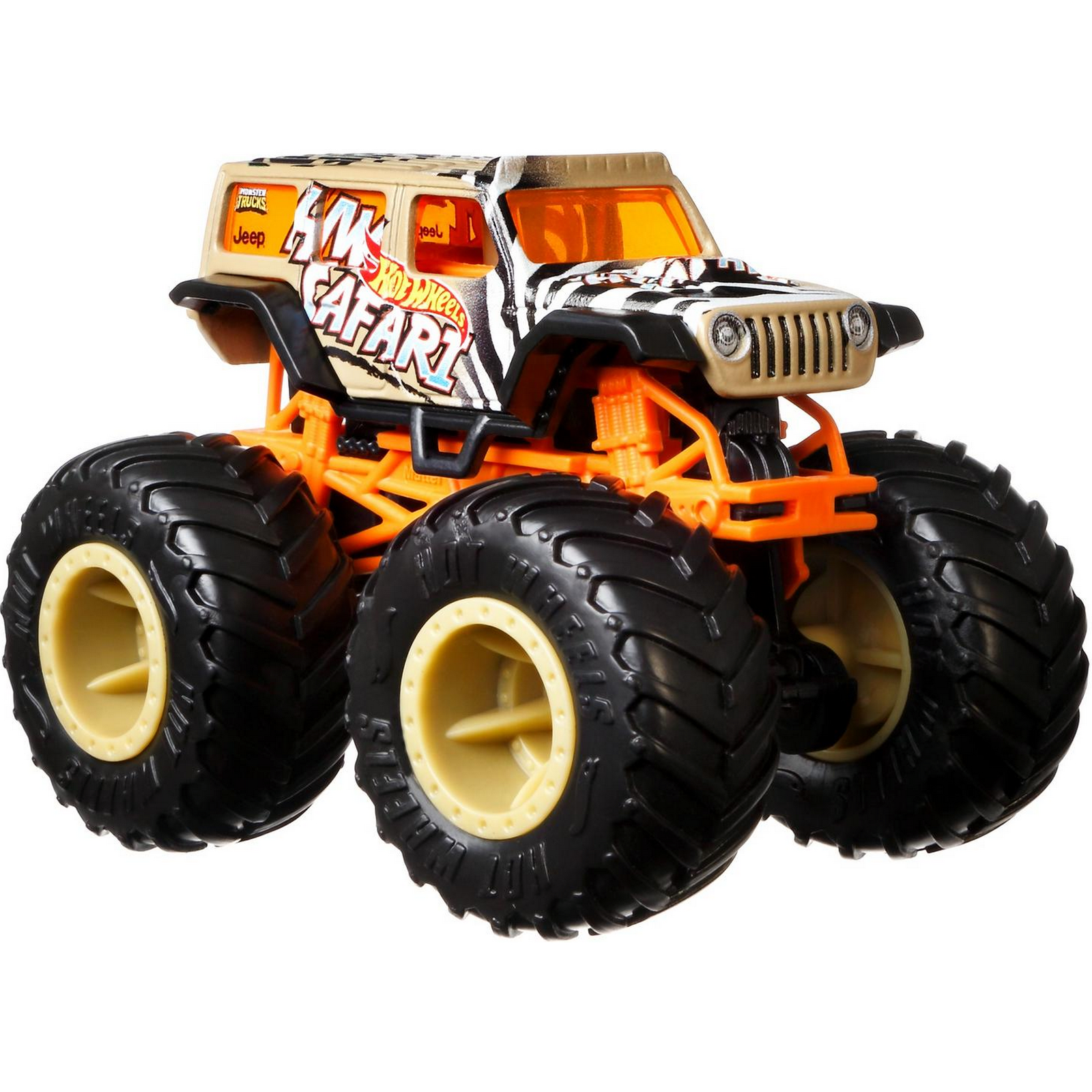 Набор машин Hot Wheels Монстр-Трак Взаимное уничтожение Сафари+Уайлд Стрик GJF64 FYJ64 - фото 3