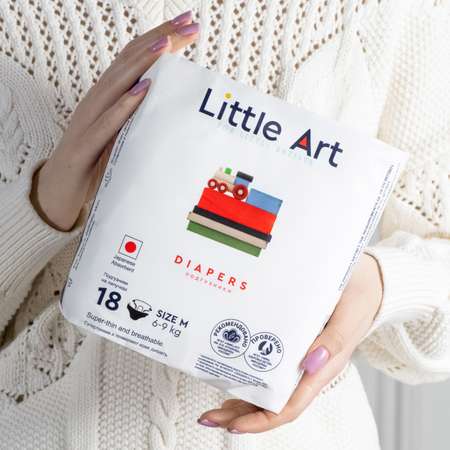 Подгузники Little Art 18 шт. M