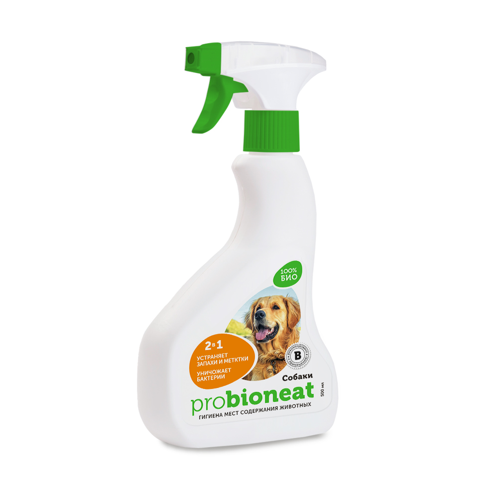Дезинфицирующее средство Bioneat для обработки и устранения запахов Собаки 500 мл - фото 2