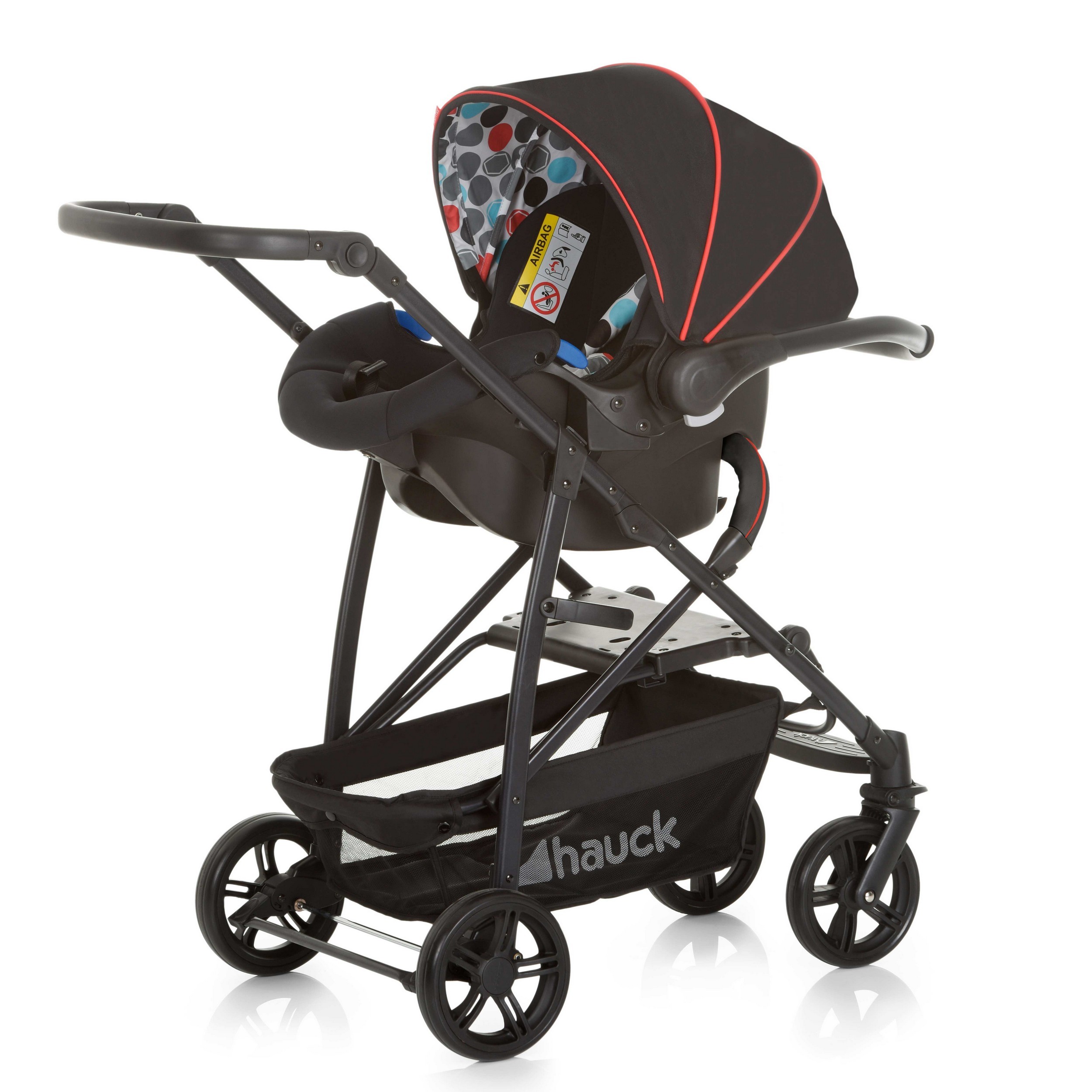 Коляска 3в1 Fisher Price Toronto 4 Trioset Gumball Black - фото 6