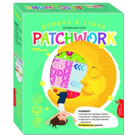 Игра развивающая Step Puzzle Домино в стиле patchwork 89815