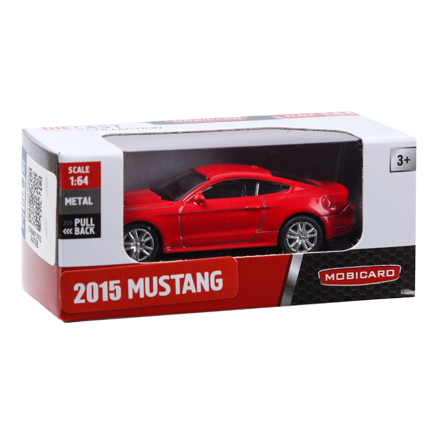 Машинка Mobicaro 1:64 Mustang 2015 Mustang купить по цене 199 ₽ в  интернет-магазине Детский мир