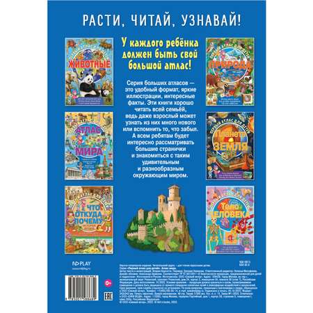 Книга ND PLAY Первый атлас для детей Атлас мира