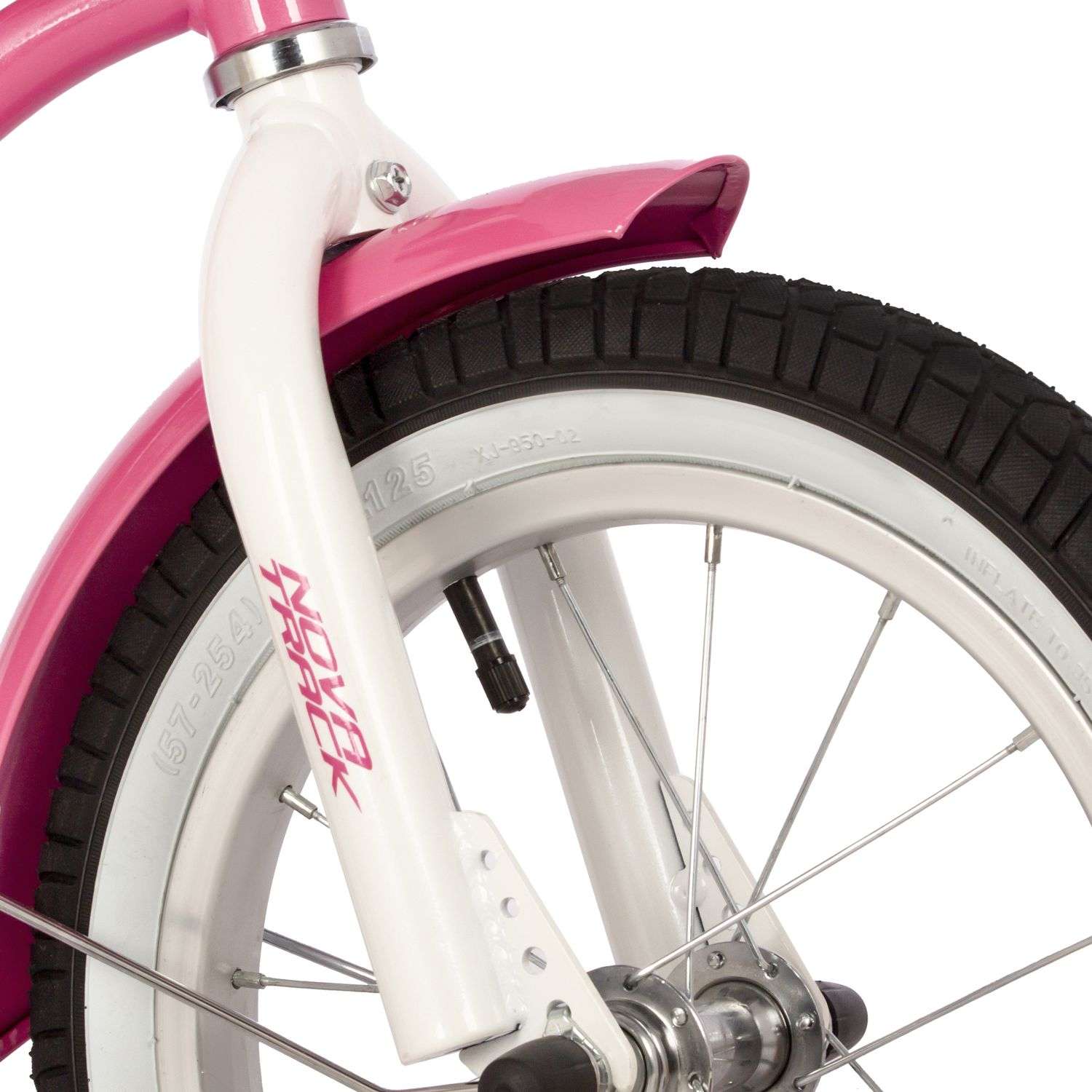 Велосипед 14 розовый NOVATRACK BUTTERFLY - фото 6