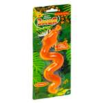 Лизун-липучка BONDIBON Змея оранжевого цвета серия Чудики