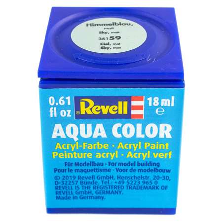 Аква-краска Revell небесного цвета матовая