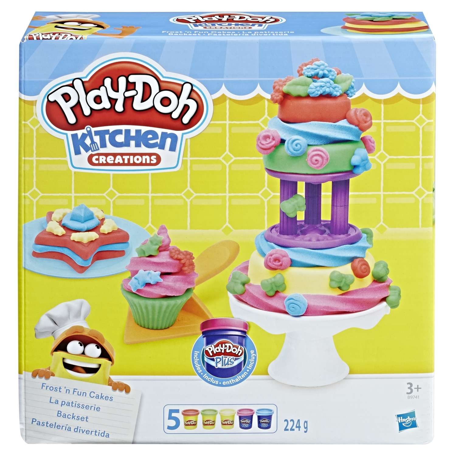 Набор пластилина Play-Doh Башня из кексов A купить