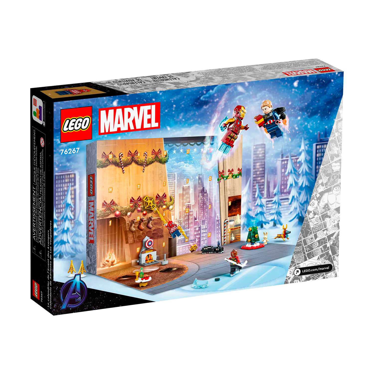 Конструктор детский LEGO Marvel Адвент-календарь Мстители 76267 - фото 7