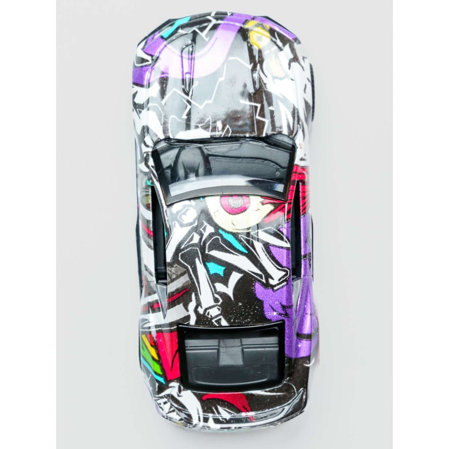 Машинка AUTOGRAND спорткар Граффити детская металлическая с инерционным механизмом развивающая крутая 12 см 71589 - фото 7