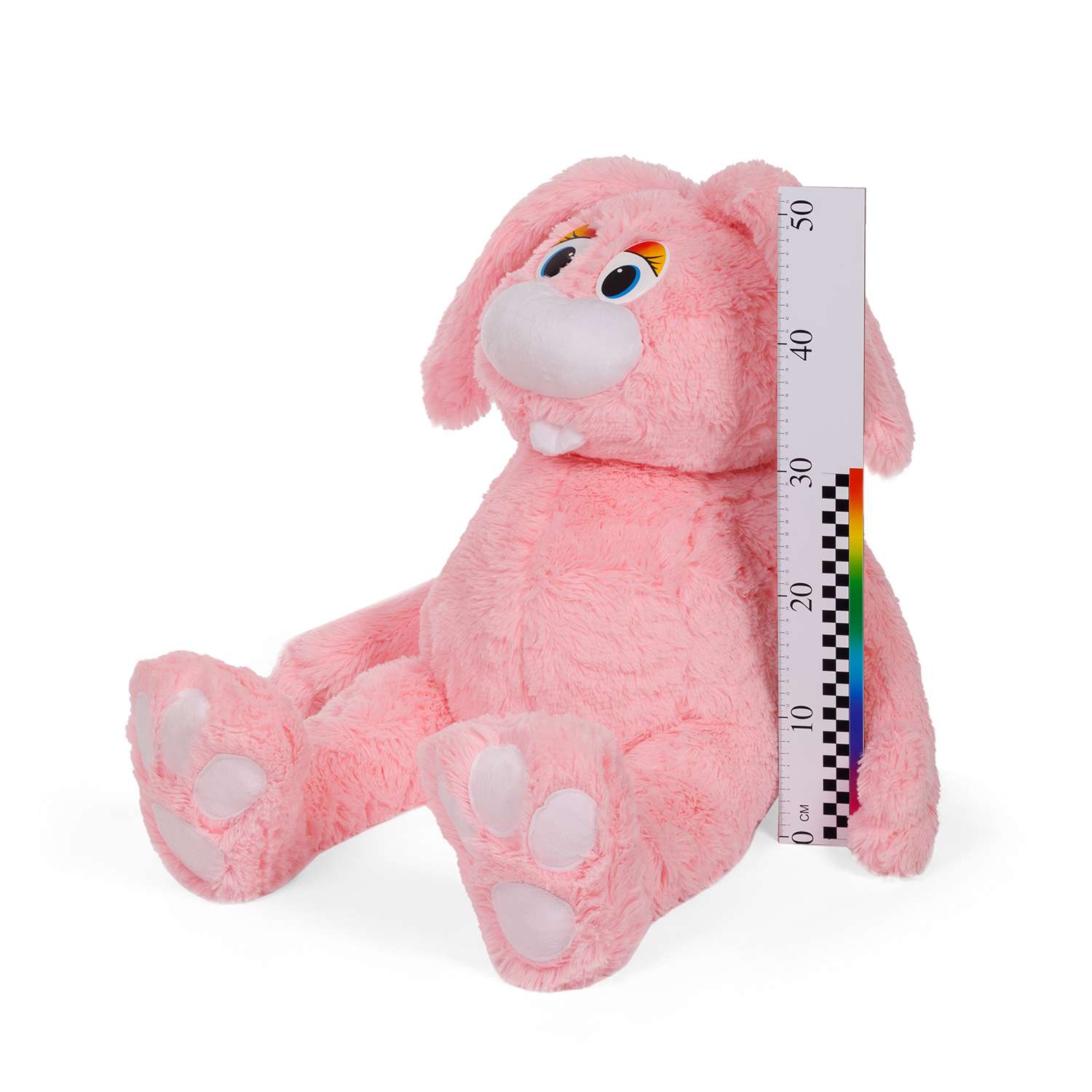 Мягкая игрушка Тутси Заяц Лавруша №1 П розовый 100 см - фото 3