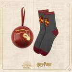 Елочная игрушка Harry Potter Гриффиндор металлический шар с носками