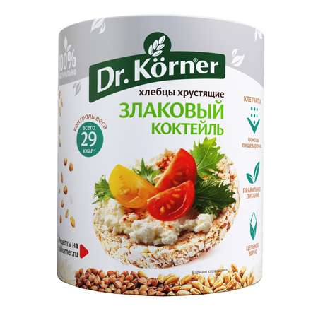 Хлебцы Dr. Korner злаковый коктейль 90г