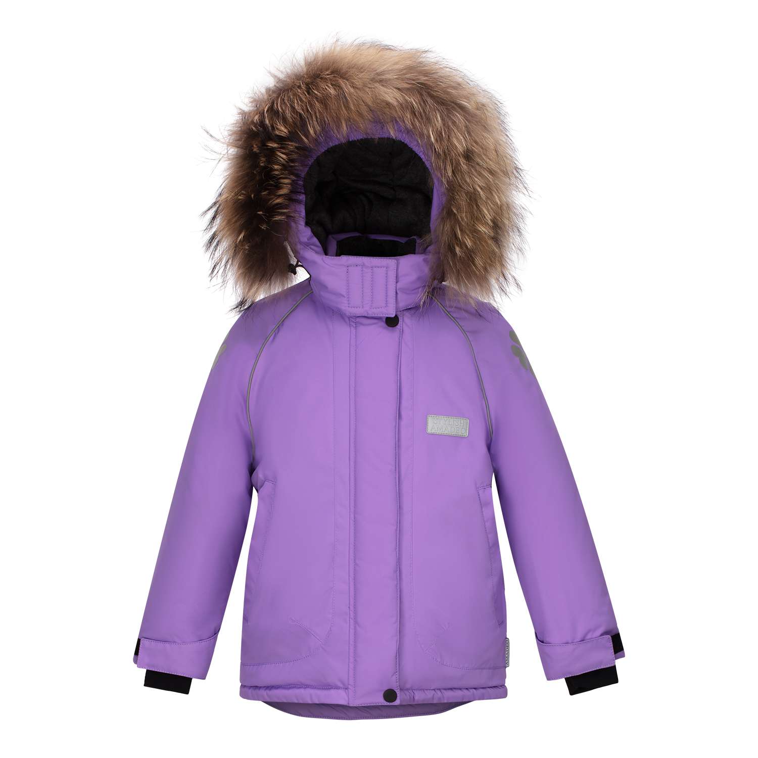 Куртка Stylish AMADEO AJ-110A-фиолетовый - фото 1