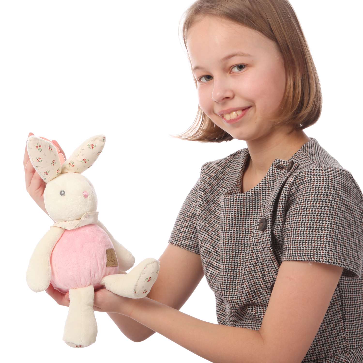 Мягкая игрушка Aurora Кролик с колечком - фото 2