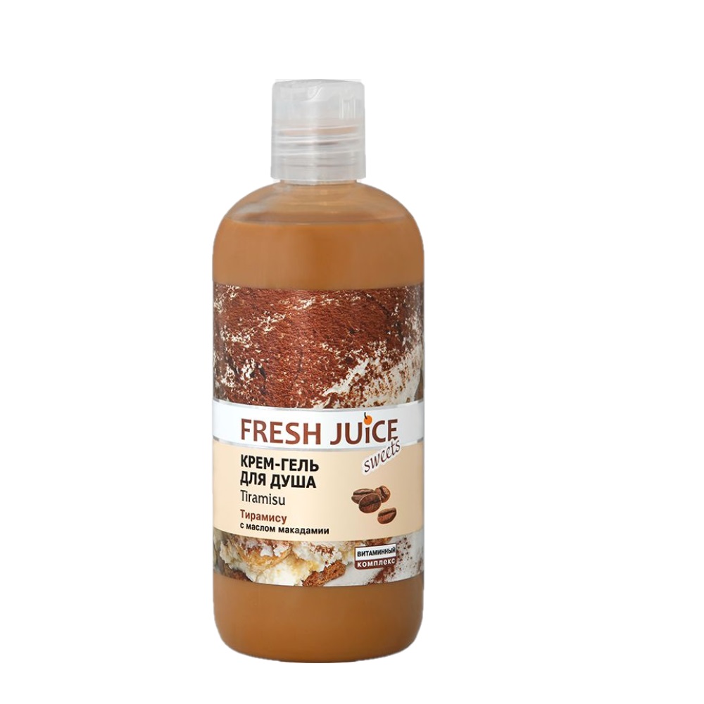 Крем-гель для душа Fresh Juice Тирамису 500 мл - фото 1