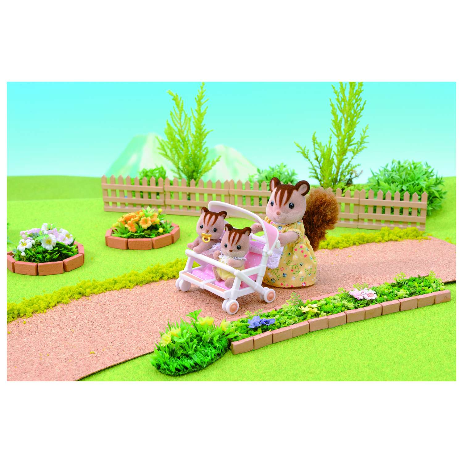 Sylvanian families hot sale double pram