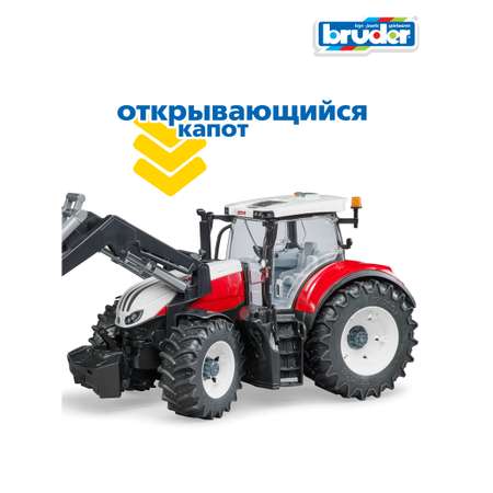 Игрушка BRUDER Трактор Steyr 6300 Terrus CVT c погрузчиком