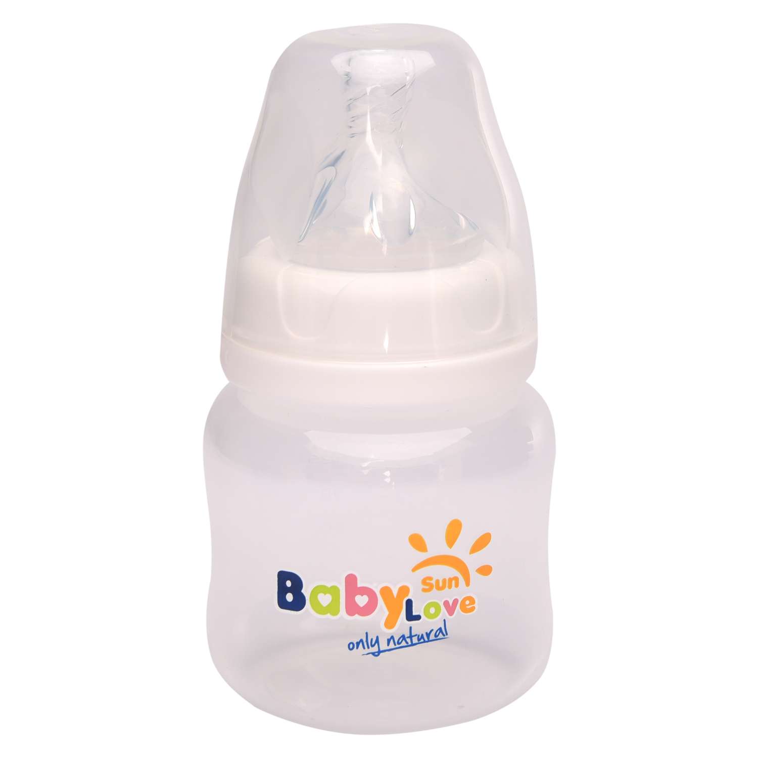 Бутылочка Baby Sun Care 125 мл с силиконовой соской медленный поток - фото 1